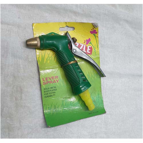 Hose Nozzle-Green Colour with Brass Nozzle