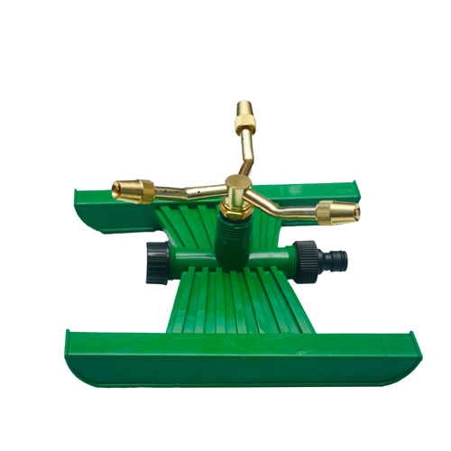 Sprinkler Stand with 3 Mouth Brass Sprinkler-Green Color